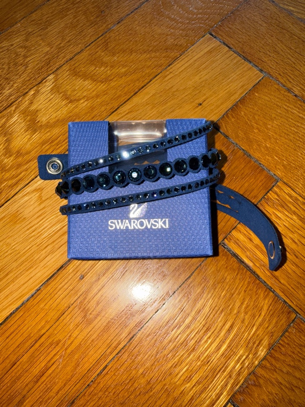 Swarovski Navy Blue Crystal Pavé Bracelet